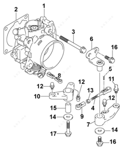 Generac trottle body parts diagram