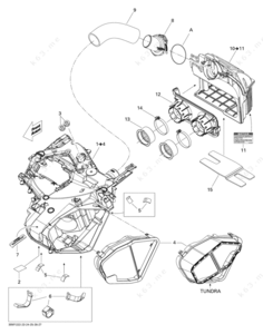 Grand national parts intake system diagram