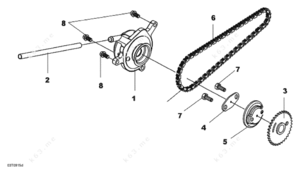 Hoof timing chains parts list