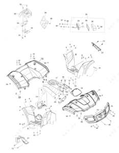 Horizontal stabilizer rear spar chords