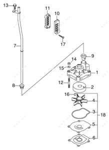 Hoshizaki db-200c parts pump diagram