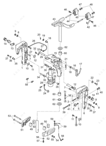 How an outboard motor swivel works