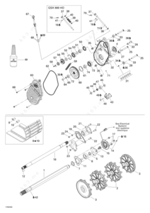 How does charging system work on ski doo