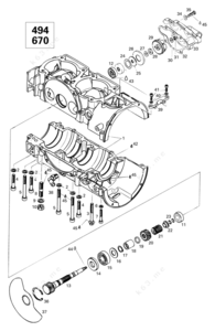 How to assembly rotory area of johnson snowmobile