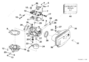 How to rebuild 5.5 johnson carburetor diagram