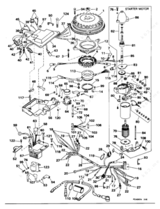 How to replace the stator on a tohatsu outboard 4hp motor diagram
