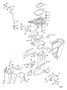 How to switch a omc leg for a mercury leg diagram
