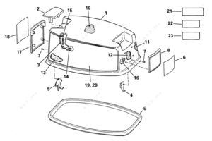 Hr 30 tiller parts diagram