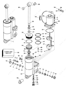 Hydraulic poppet valve schematic