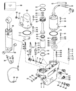 Hydraulic tarp motor parts diagram