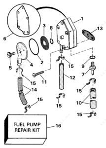 In late fuel injection pump digramatic
