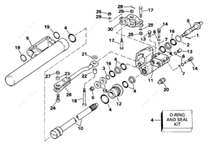 Ingersoll 1993 p125 compressor parts diagram