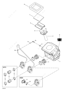 Intak system parts their location