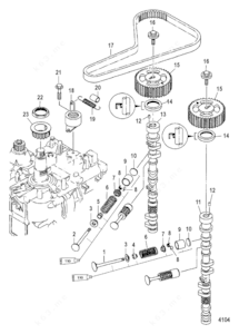 Intake and exhaust vave diagram