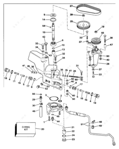 International dt530 power steering pump picture diagram