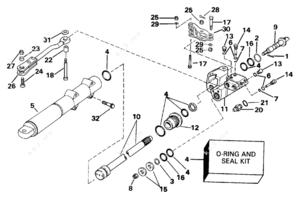 Invacare cylinder post valve replacement assembly diagram