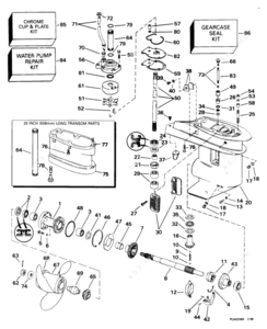 Johnson 10hp propeller diagram