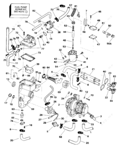 Johnson 175 hp recirculating hose replacement parts list