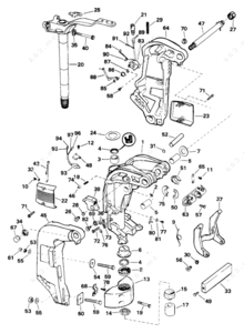 Johnson 1993 175 - j175gletg, motor diagrams