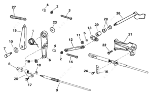 Johnson 25 throttle