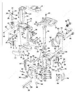 Johnson 35el 78 schematics engine and lower unit