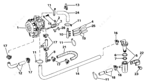Johnson 40 vro parts diagram
