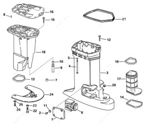 Johnson 6 hp outboard parts
