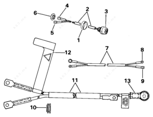 Johnson electrical control cable repair end
