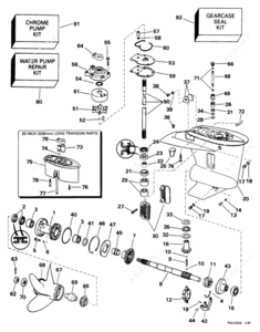 Johnson j9900 parts list diagram
