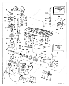 Johnson model number 10e76h outboard motor diagram