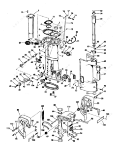 Johnson outboard 70 hp lower unit diagram