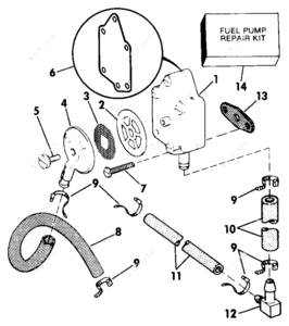 Johnson outboard motor fuel pump flow diagram