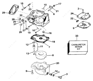 Johnson tj60tletd parts diagram