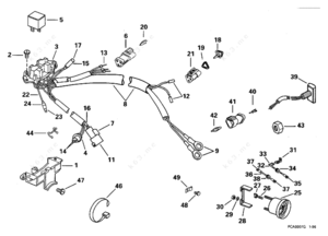 Johnson trim part 0332191 diagram