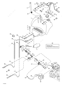 Kawasaki zx9r 900 1994 swingarm