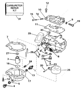 Keihin p28 carburetor air passages diagram
