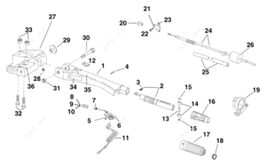 Kill switch diagram on a mantis tiller