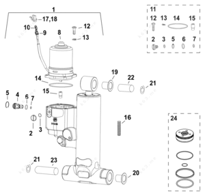 Kohler shower diverter valve diagram