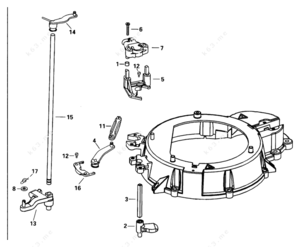 Layout for seat 14 boat 9.9 motors throttle on left