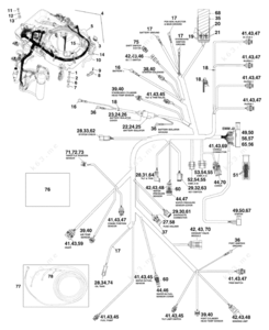 Layout of hoses for a mercruiser 4.3 engine diagram