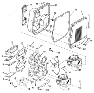 Lister petter ts2 parts breakdown