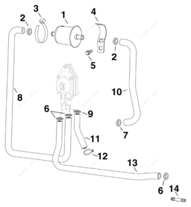 Lmc truck parts 7.3 diesel fuel strainer parts diagram
