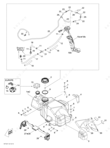 Mahindra 6530 parts diagram for fuel system