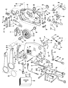 Manual or diagram for a 1990 40 horse johnson motor tilt and trim mot
