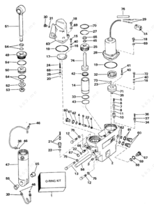Marine hydraulic motor parts list diagrams