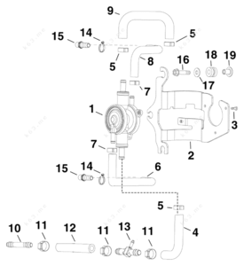 Mechanical fuel lift pump diagram
