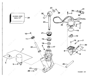 Mercruise tilt motor hydraulic lines instructions