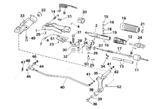 Mercruiser 120 final drive throttle cable diagram