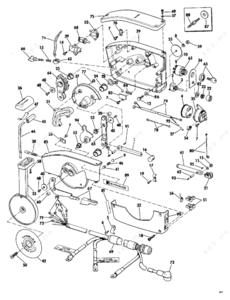 Mercruiser remote control schematic 1974 dual engines diagram