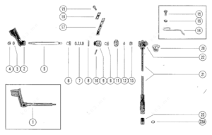 Mercruiser shift control assembly illustrated parts